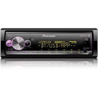 Som Automotivo Pioneer USB Bluetooth Entrada Auxiliar Viva Voz Preto - MVHX3000BR