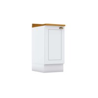 Gabinete de Cozinha Modulado Balcão c/ Tampo Americana c/ 1 Porta 40cm Branco - Henn