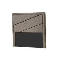 Painel de Cama Box Estofada Solteiro Oxford Suede Bege - Probel