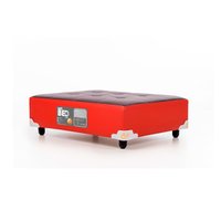 Colchão PET Cachorro / Gato Medio Castorpet Bed Marrom/Vermelho (60x80x19) - Castor