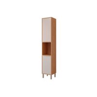 Paneleiro de Cozinha Modulado Esplêndida c/ 2 Portas 37cm Freijo/Off White - MGM