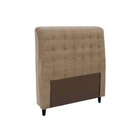 Painel de Cama Box Estofada Solteiro Dama Plus Suede Bege - Simbal
