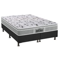Cama Box Queen: Colchão Espuma Probel D45/EP Anatômico Guarda Costas Próextreme Plus + Base CRC Suede Gray(158x198)
