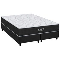 Conjunto Box King: Colchão Espuma Orthoflex D45 Bari + Base CRC Suede Gray(193x203)
