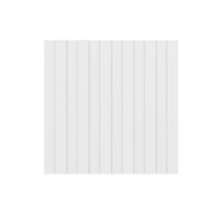 Fechamento de Cozinha Modulado Painel de Edição p/ Ripado Bella 2618 61x60x3.0cm Branco - Carraro