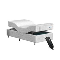 Colchão Solteiro Espuma D28 Di Cavalcante Látex + Box Articulável Elétrica c/ Controle (0,80x2,00x0,51) - Probel