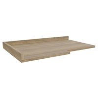 Tampo p/ Balcão Cozinha Canto Reto Ciela E611 98cm Nogal - Kappesberg