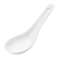 Kit 180 Colheres Finger Food 20ml Porcelana Branca Restaurante Oriental Japonesa Couvert Lyor