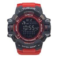Relógio Masculino Tuguir Digital TG30402 - Vermelho e Preto
