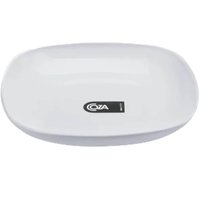 Prato Quadrado Com 17,2cm Branco Coza Essential Petiscos Frutas Sanduiche Mesa