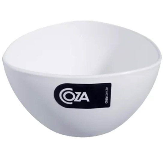 Cremeira Triangular 250ml Cumbuca Tigela Plástica Coza Pote Petiscos - Branca