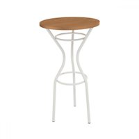 Mesa Bistrô Martina Branco/Canela - Kappesberg Crome