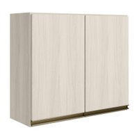 Armario Aereo 2 Portas MDF 80 cm Kali 12211 Bianco Toq Bianco Toq Nicioli