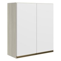 Armario Aereo 2 Portas MDF 60 cm Kali 12205 Bianco Toq Branco Uv Nicioli