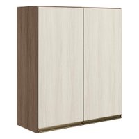 Armario Aereo 2 Portas MDF 60 cm Kali 12205 Carvalho Toq Bianco Toq Nicioli