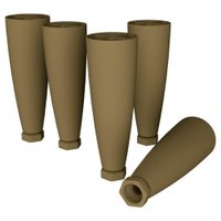 Kit 5 Pes Conico Regulaveis Para Cozinha Americana O945 Bronze Henn