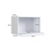 Nicho de Parede Branco para Microondas Prateleira Funcionale 60x39,5x36cm Cozinha