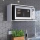 Nicho de Parede Branco para Microondas Prateleira Funcionale 60x39,5x36cm Cozinha