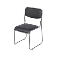 Cadeira OR-3328 em PU com Base Fixa e Cromada OR Design