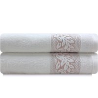 Toalhas de Banho Provence 100 Algodão Kit C/2 Peças Karsten