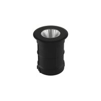 Embutido de Solo Led Taschibra Thin 3W Bivolt Preto 3000K Luz Amarela 15090370
