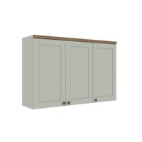Armário de Cozinha Genialflex Iluminata Aéreo -  Cor Hortelã