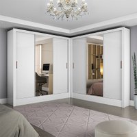 Closet Casal Duplo Dubai 6 Portas Plus Com 6 Gavetas