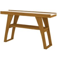 Aparador Para Sala 136 cm Menphis Off White Nature Henn