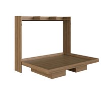 Cama de Casal Articulável Mel Horizontal MDP Hanover Dobrável Decoração Art In Móveis