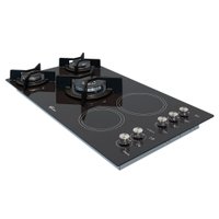 Fog&atilde;o Cooktop TOP 5 Queimadores a G&aacute;s e El&eacute;trico Fischer