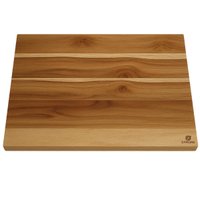 Tábua Teca de Carne 50x40cm Prancha Estação Abrir Massa Churrasco Madeira