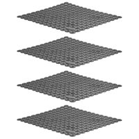 Kit 4 Tapetes Protetores de Pia Chumbo Escorredor de Louças Grade Pia Bancada Cozinha Trium Ou