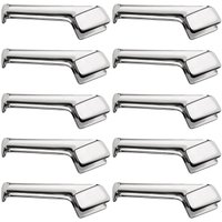 Kit 10 Pegadores 18cm para Servir Inox Macarrão Salada Comida Servir Restaurantes Buffets Taumer
