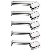 Kit 5 Pegadores 18cm para Servir Inox Multiuso Macarrão Massa Carne Salada Taumer