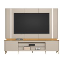 Rack sem Led e Painel com Led Santorini TV 75 polegadas Linea Brasil