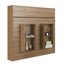 Cama Casal Articulável Horizontal com Portas Mel MDP Hanover Dobrável Armários