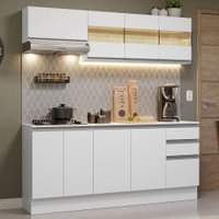 Armário de Cozinha Compacta 100% MDF 180 cm Smart Madesa 01