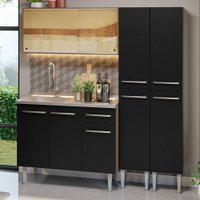 Armário de Cozinha Compacta 169cm com Pia Emilly Madesa 12