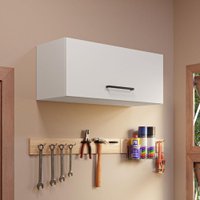 Armário Aéreo Multiuso 80cm Com 1 Porta Basculante Agata Madesa B