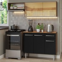 Armário de Cozinha Compacta 165cm  Emilly Madesa 04