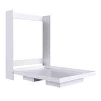 Cama de Casal Articulável Vertical Branca Dobrável MDP Vancouver Art In Móveis