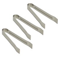 Kit 3 Mini Pegadores de Gelo em Aço Inox Lyor 14cm Bar Drinks Frutas Coquetelaria Frios Petiscos