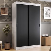 Guarda-Roupa Solteiro Madesa Tokio 2 Portas de Correr C/ 2 Gavetas B
