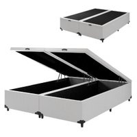 Cama Box Com Baú Queen 1,58m Prince Branco