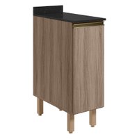 Balcao Com Tampo 1P 30 cm MDF Kali 12217 Carvalho Toq Carvalho Toq Nicioli