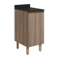 Balcao Com Tampo 1P 40 cm MDF Kali 12218 Carvalho Toq Carvalho Toq Nicioli