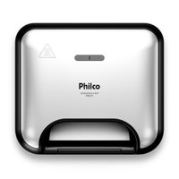 Sanduicheira e Grill Philco Inox 2 em 1 PGR27A 750W - Preto