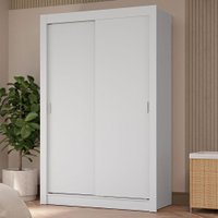 Guarda-Roupa Solteiro 2 Portas de Correr 4 Gavetas Vivare Plus Madesa Branco