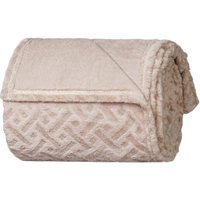 Manta King Brushed New Microfibra Flannel 100% Poliéster 230x260 Linho