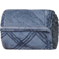 Manta King Brushed New Microfibra Flannel 100% Poliéster 230x260 Azul Cobalt